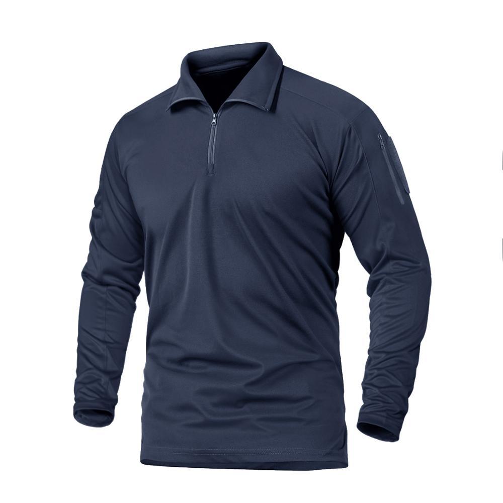 Camisa tipo polo manga larga