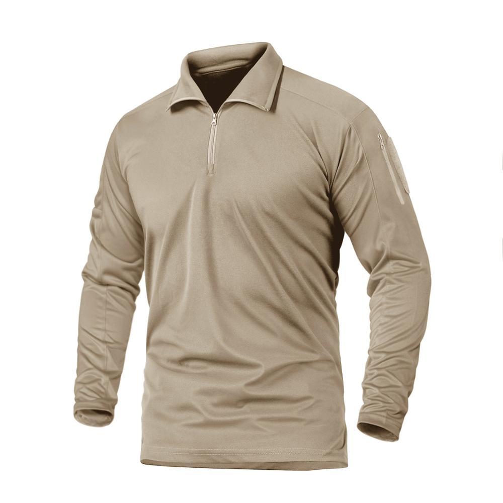 Camisa tipo polo manga larga