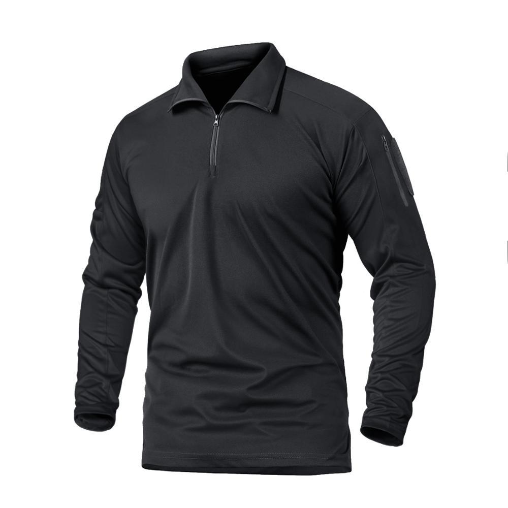 Camisa tipo polo manga larga