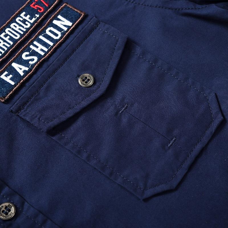 Camisa verde militar hombre