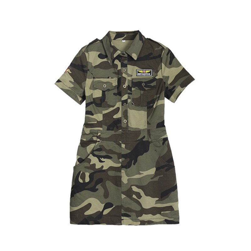 Camisa verde militar mujer moda