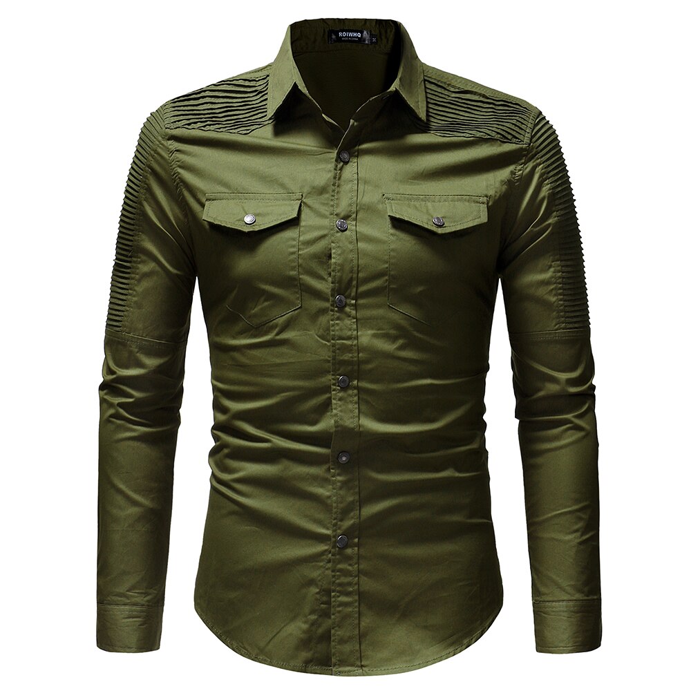 Camisa verde militar outfit