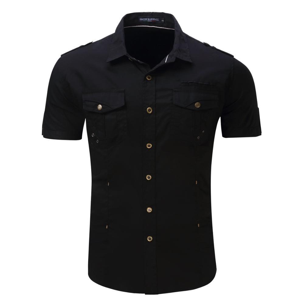 Camisas hombre corte militar