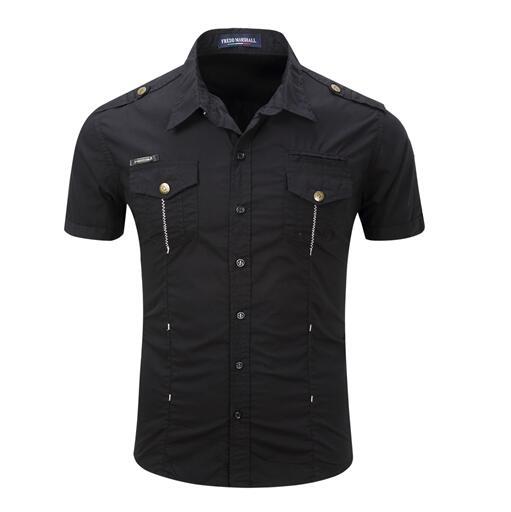 Camisas hombre corte militar
