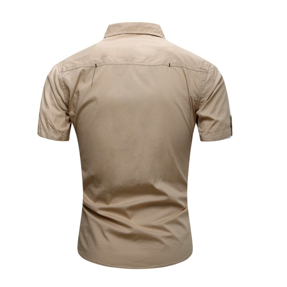 Camisas hombre corte militar