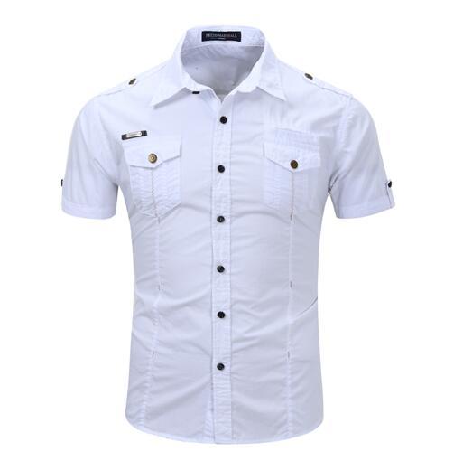 Camisas hombre corte militar