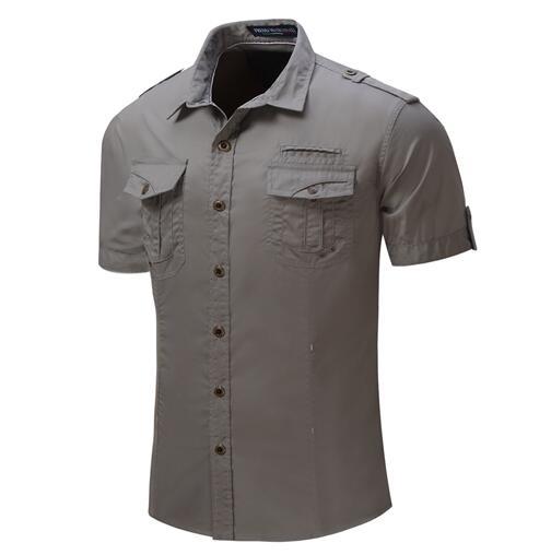 Camisas hombre corte militar