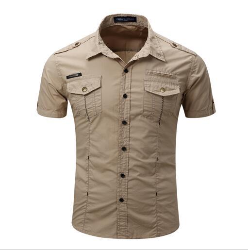 Camisas hombre corte militar