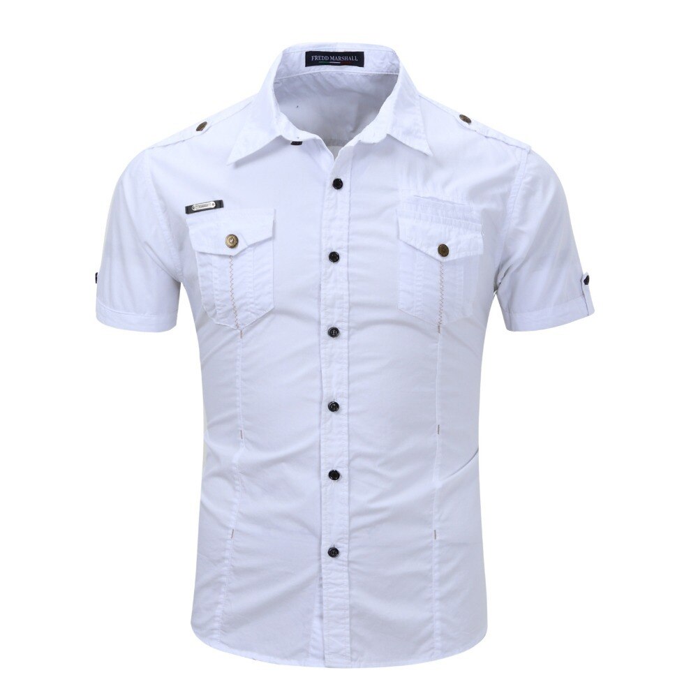 Camisas hombre corte militar