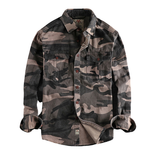 Camisas militar hombre