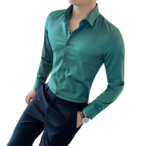 Camisas verde militar hombre
