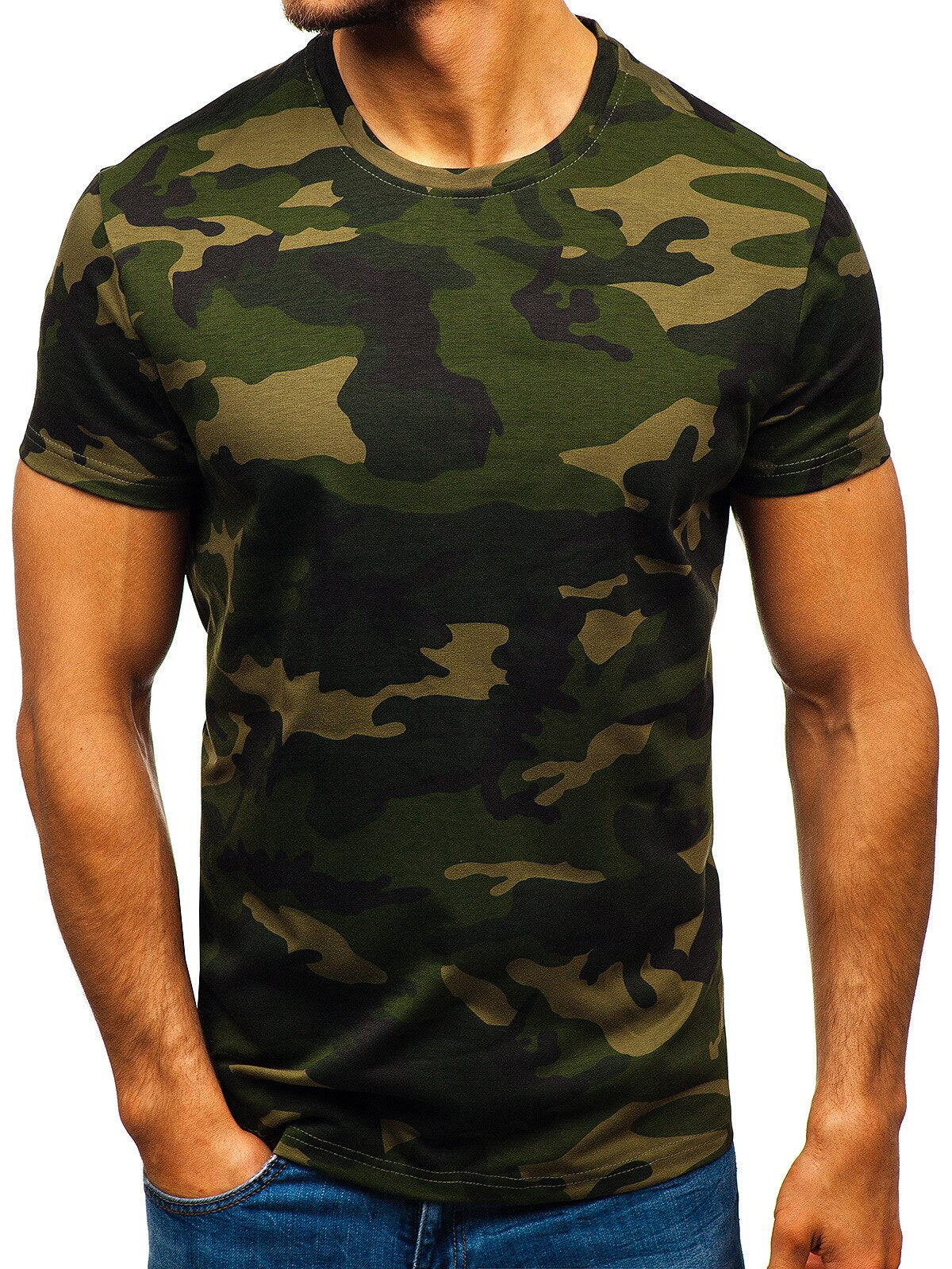 Camiseta militares hombre