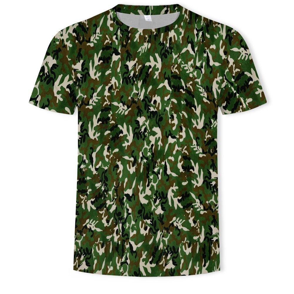 Camisetas con motivos militares