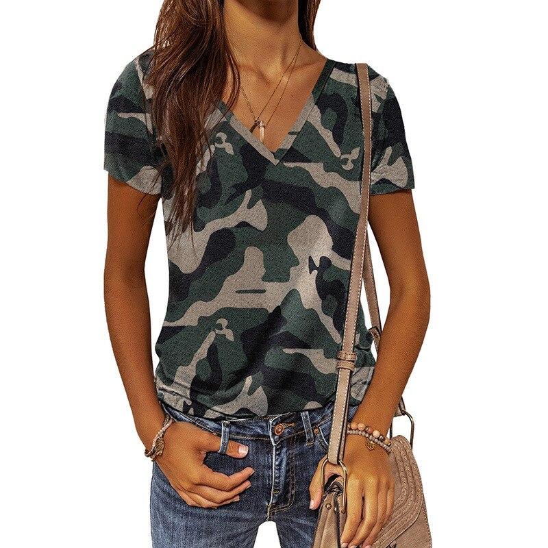 Camisetas francesas militares mujer