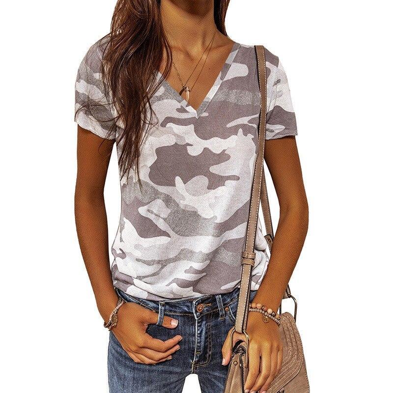 Camisetas francesas militares mujer