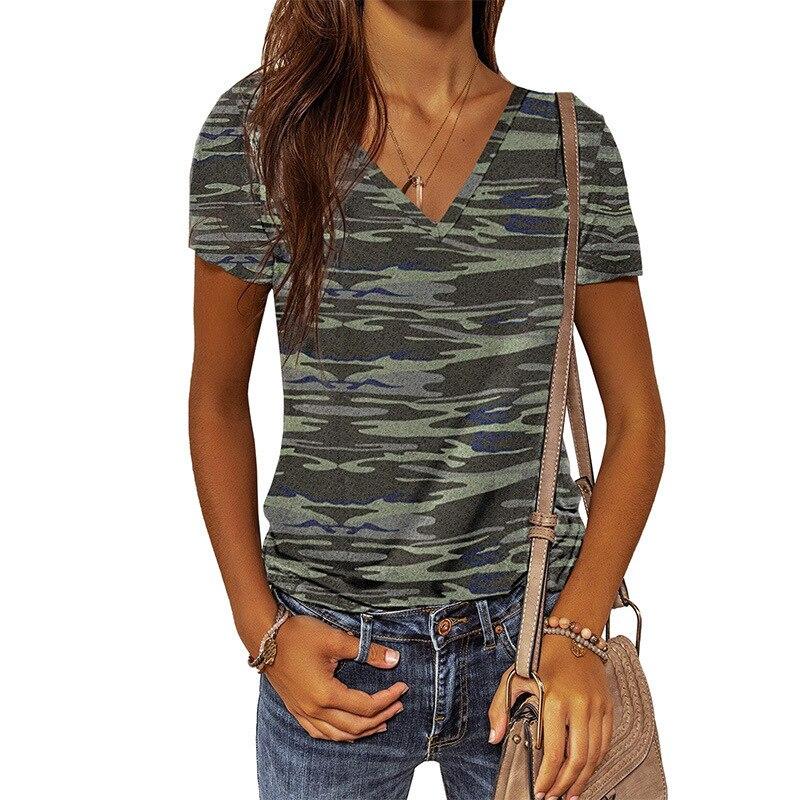 Camisetas francesas militares mujer