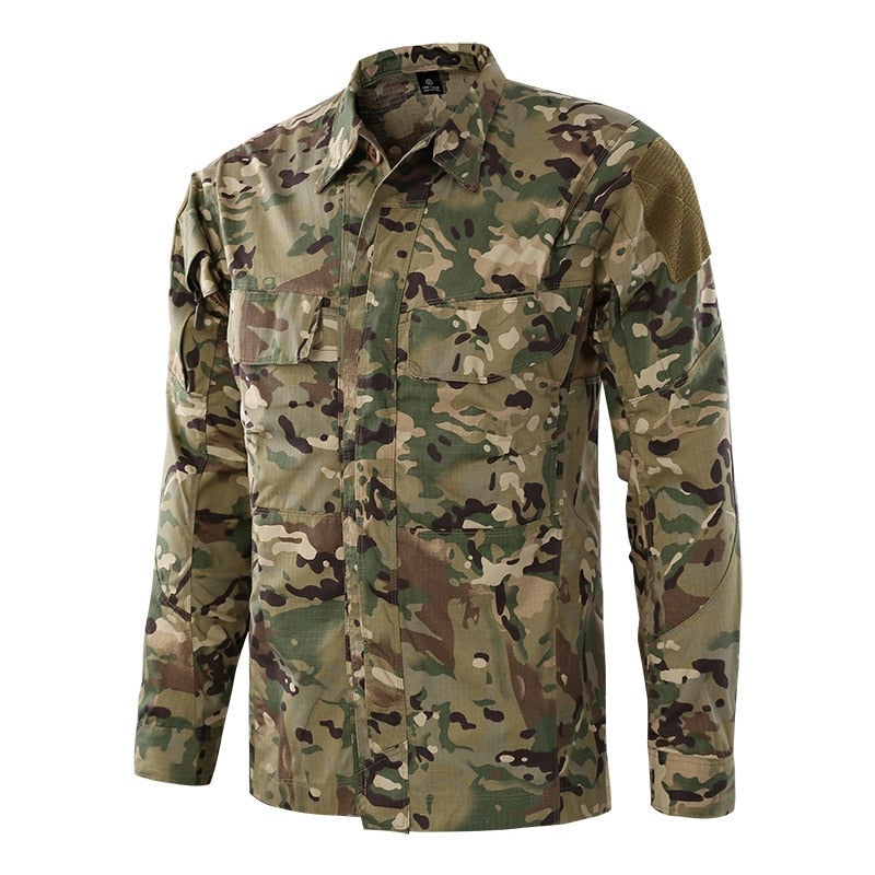 Camisetas militares manga larga hombre