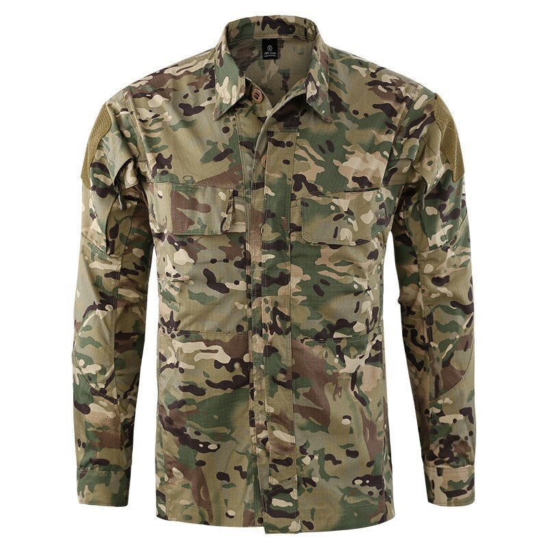 Camisetas militares manga larga hombre