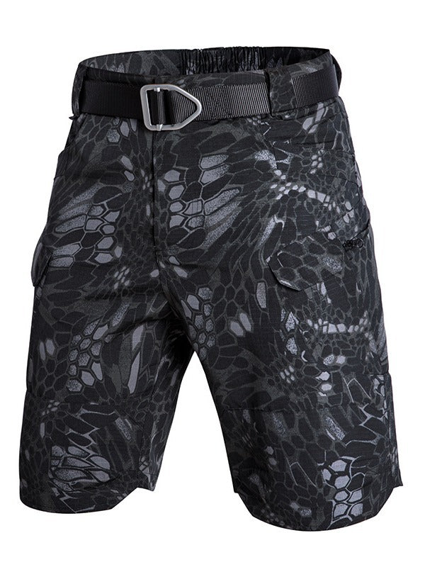 Camo black shorts