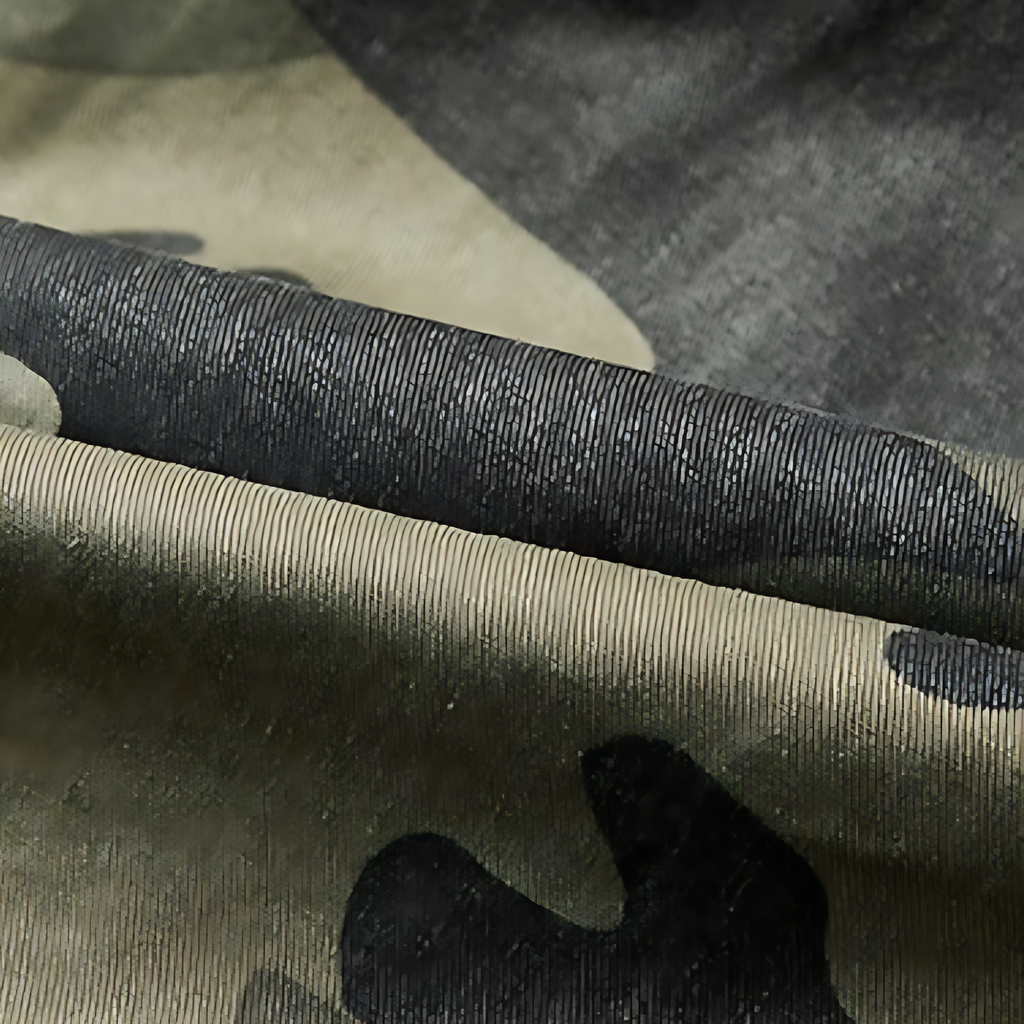 Camouflage cargo shorts for men