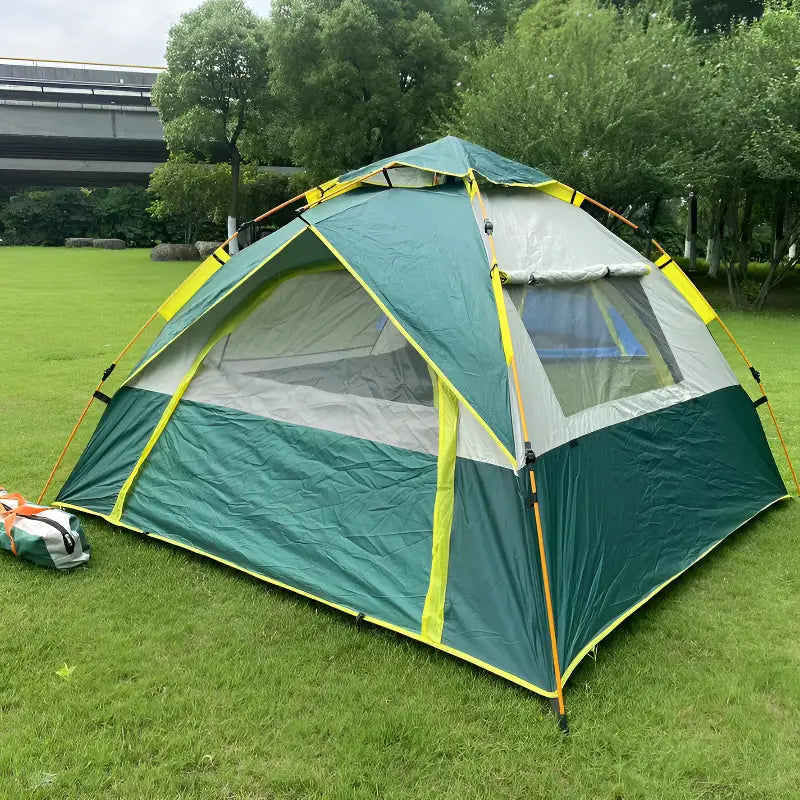Camping tente montagne
