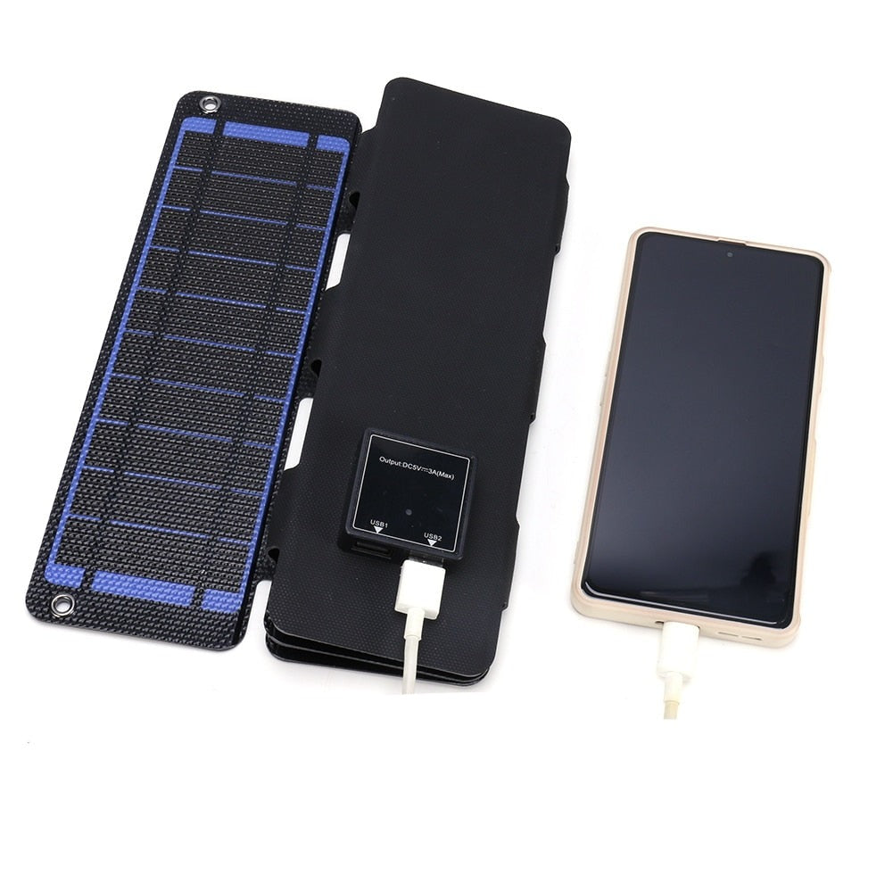 Cargador de bateria placa solar 5v