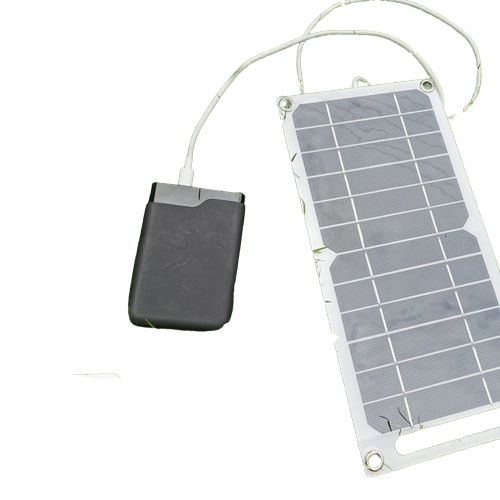 Cargador de celular con panel solar