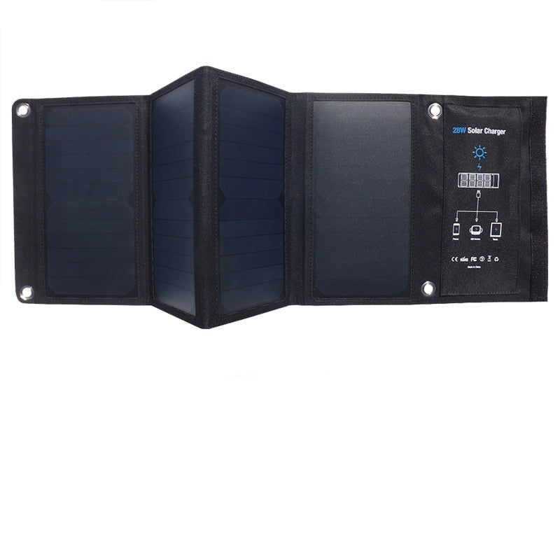 Cargador solar 28w