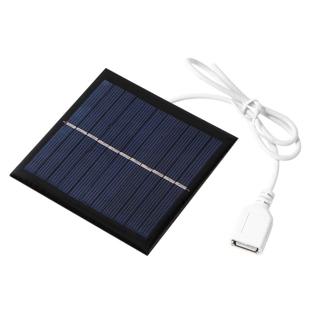 Cargador solar para camping