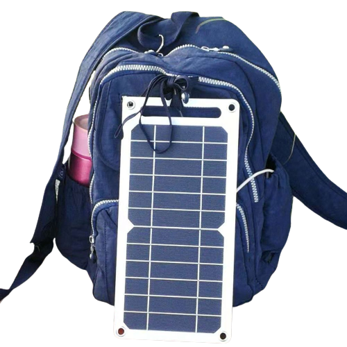cargador usb con panel solar