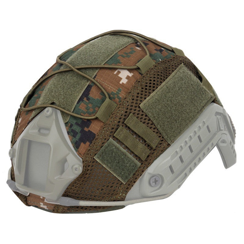 Casco jet verde militar mujer