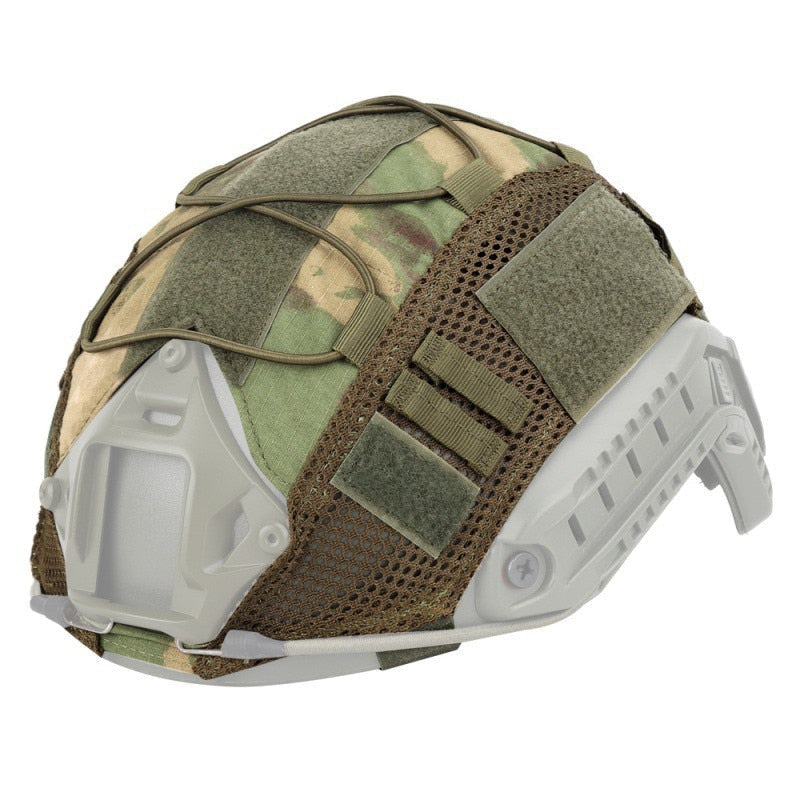 Casco jet verde militar mujer