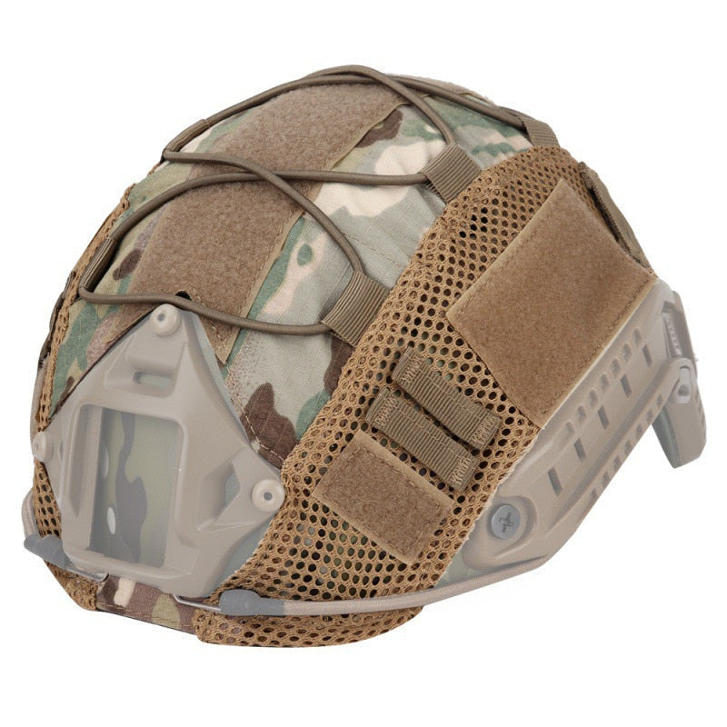 Casco jet verde militar mujer