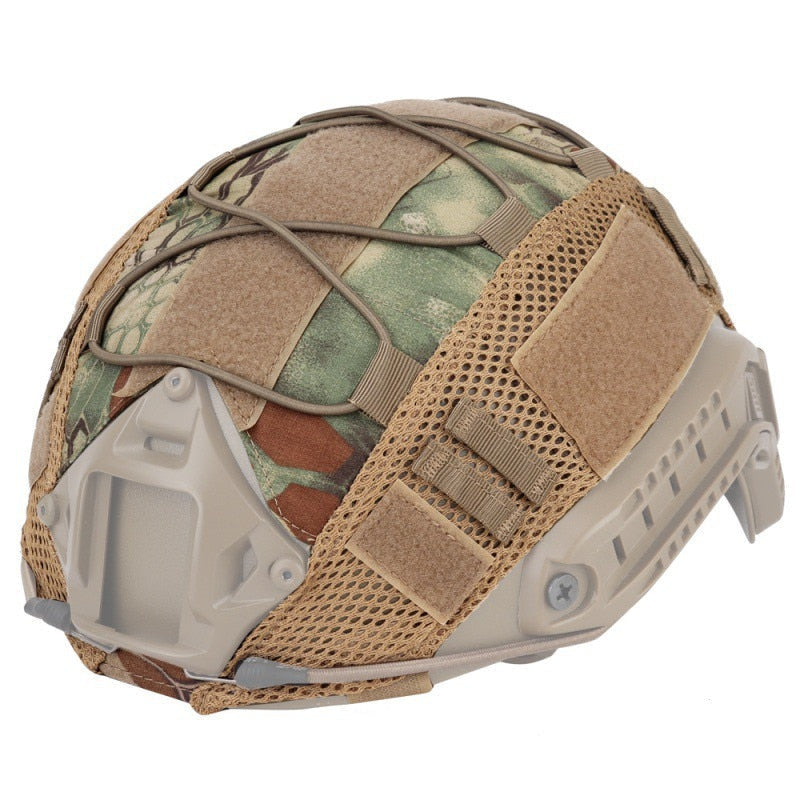 Casco jet verde militar mujer