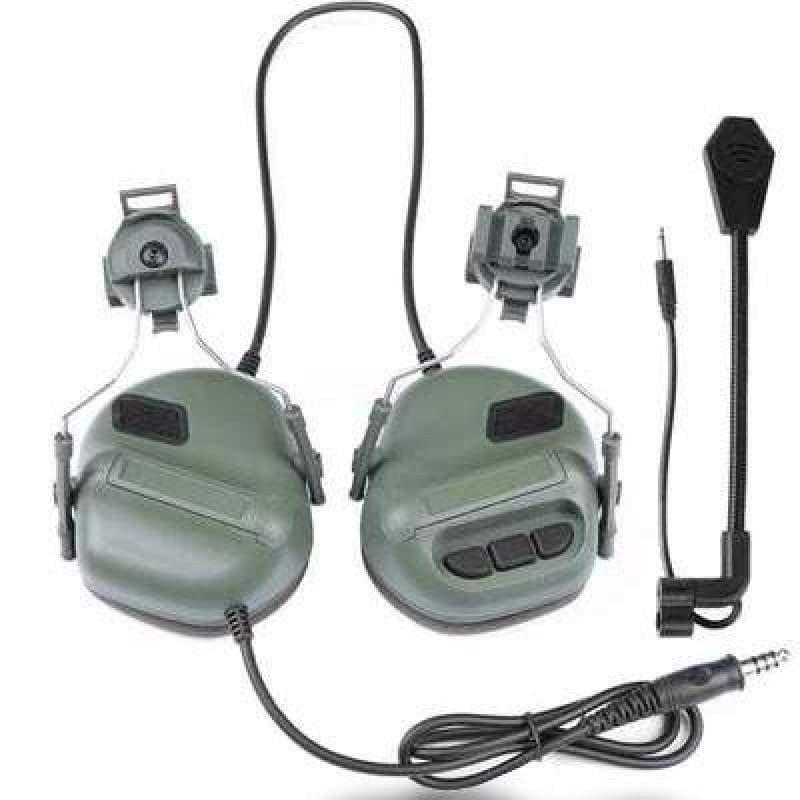 Casco militar con sensores electrofrecuencia