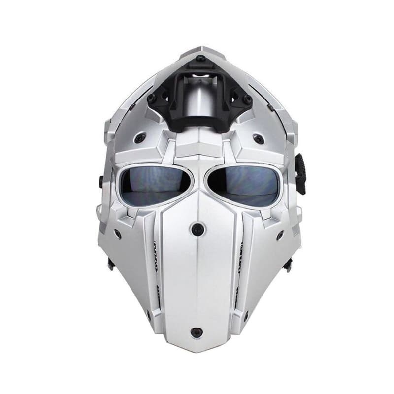 Casco militar de frente