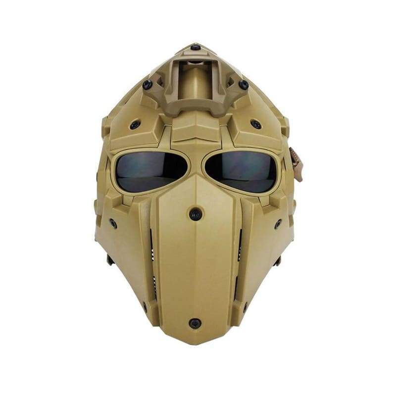 Casco militar de frente