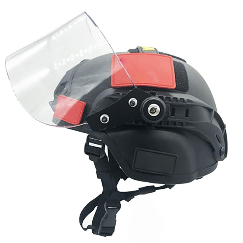 Casco militar negro
