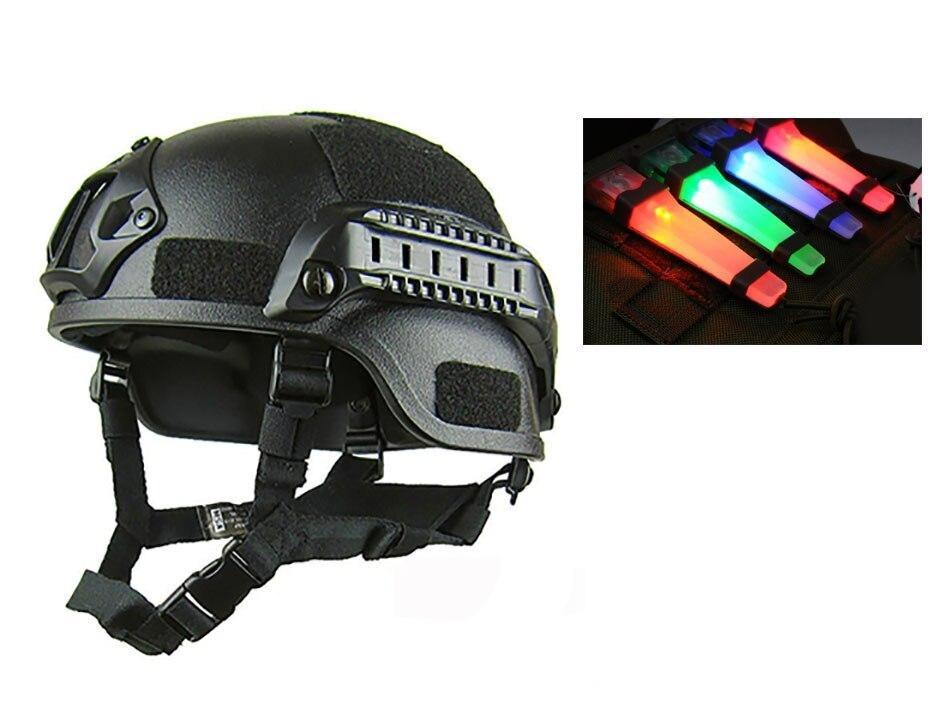 Casco militar negro