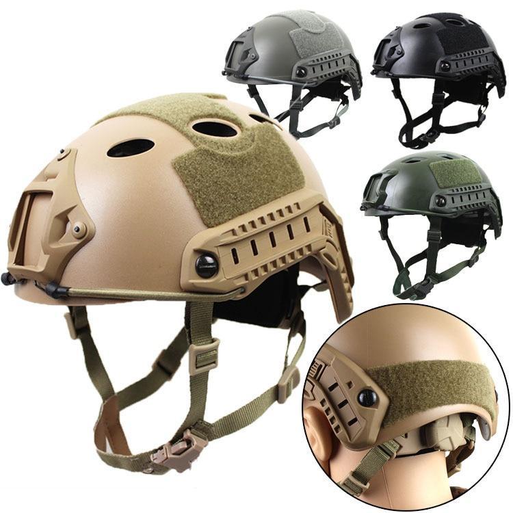 Casco militar negro disfraz