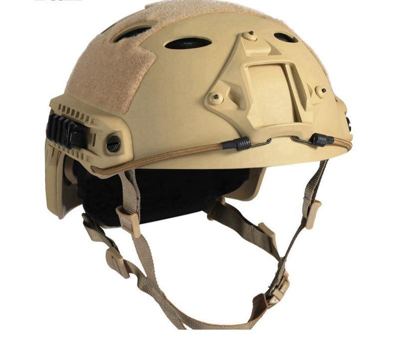 Casco militar negro disfraz