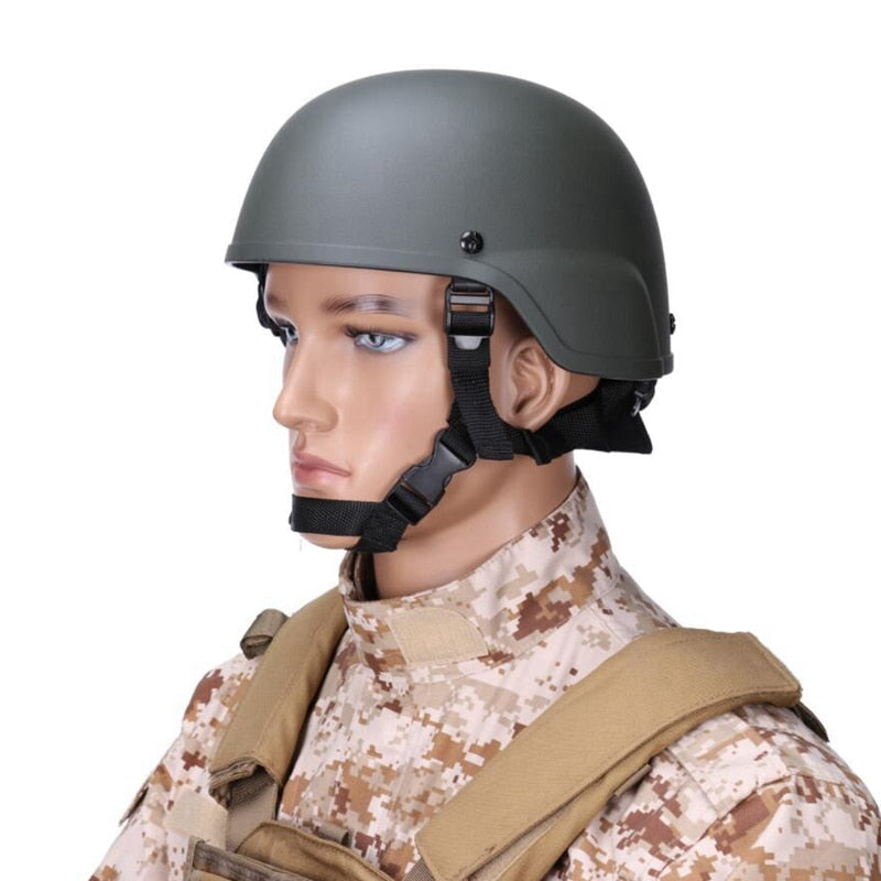 Casco militar plastico