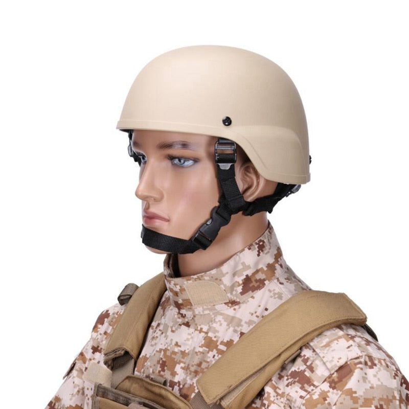 Casco militar plastico