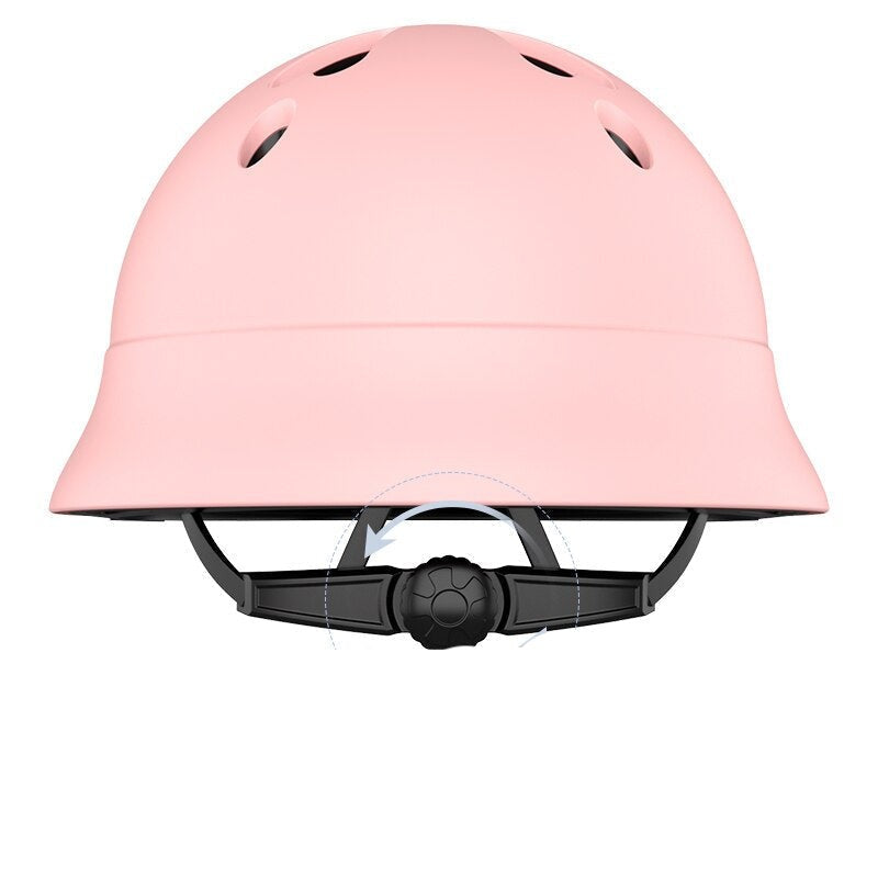 Casco militar rosa