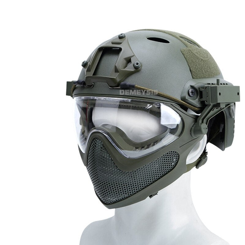Casco militar tactico
