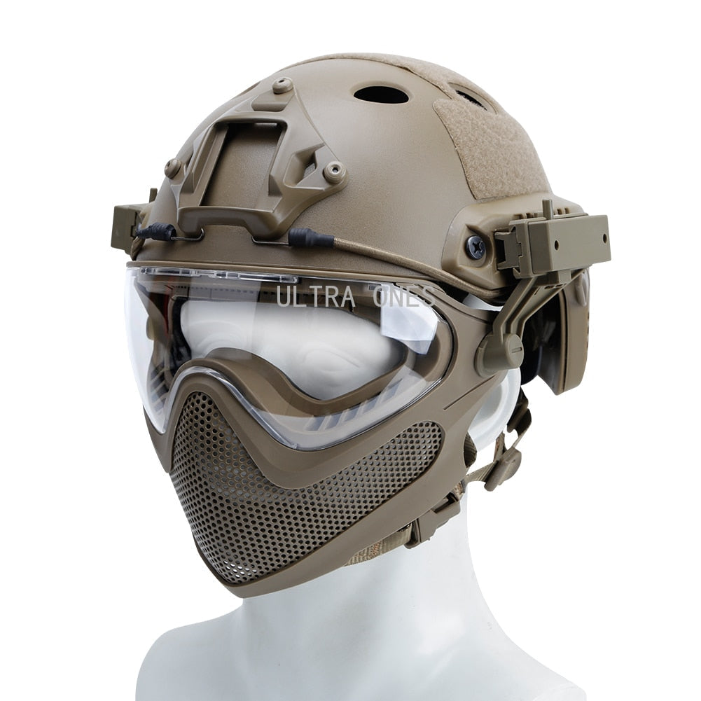 Casco militar tactico