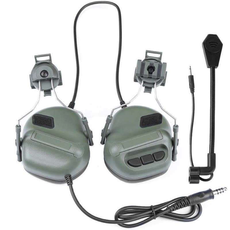 Casco militar verde