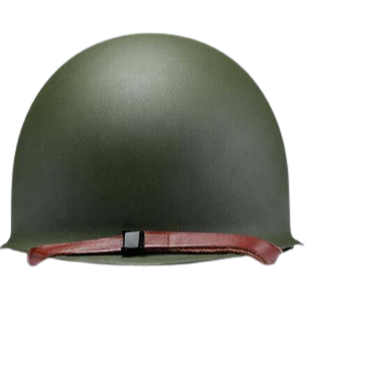 Casco verde militar