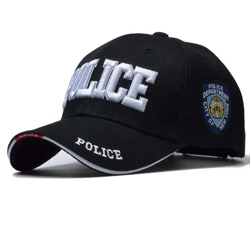 Casquette militaire noire homme