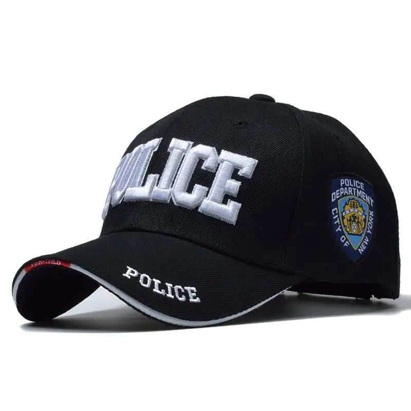 Casquette militaire noire homme